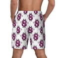 thumbnail image 3 of Kdxio Cute Number 8 Print Men's Swim Trunks with Compression Liner 7 Inch Inseam Quick Dry Swim Shorts, 3 of 7