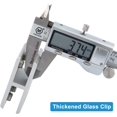 thumbnail image 3 of Glass Clamp, 4 Pack Adjustable Double Side Aluminum Alloy Glass Shelf Support Bracket, Glass Clamp Holder for 10-12mm Thickness, 3 of 5