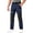Blue, variant on Men Belt Loop Zipper Multi Mesh Panel Straight Leg Outdoor Hiking Pants Multi Secure Zipper Pockets Windproof Quick Dry Mountain Camping Trekking Trousers XS