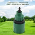 thumbnail image 2 of Garden Hose Pipe One Way Adapter Tap Connector Fitting For Irrigation 4-pack, 2 of 8