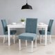 thumbnail image 5 of Fundas elásticas de terciopelo para sillas de comedor | Fundas extraíbles y lavables para sillas de cocina y oficina | Se adaptan a respaldos de 42 a 52 cm, 5 of 6