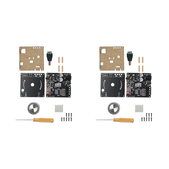 Wisewang New Mini Power for Amplifier Bluetooth 5.0 Digital Audio Power for Amplifier DIY Stereo Wireless Amp Module 2Set
