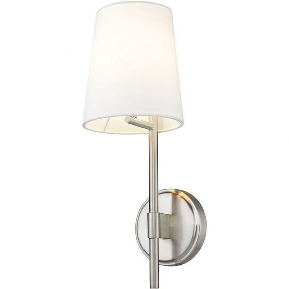 1 Light Wall Sconce in Transitional Style-18 inches Tall and 6 inches Wide-Brushed Nickel Finish Bailey Street Home 372-Bel-4652456