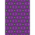 thumbnail image 1 of Ahgly Company Indoor Rectangle Patterned Purple Novelty Area Rugs, 4' x 6', 1 of 6
