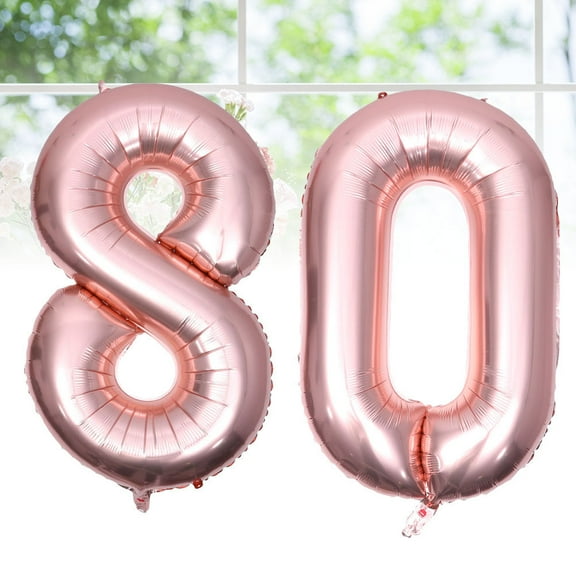 WHAMVOX 40 Inch Number Balloon Big Events Decorations Anniversary