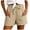 Khaki, variant on vigerkar Summer Shorts Casual High Waist Drawstring Shorts with Pockets, Lightweight Baggy Beach Vacation Shorts, Resort Lounge Bottoms, Going Out Comfy Trendy (Mint Green, XL)