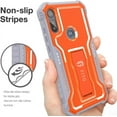 thumbnail image 3 of FITO For Moto E Phone Case, Phone Case with Screen Protector and Kickstand (Orange), 3 of 6