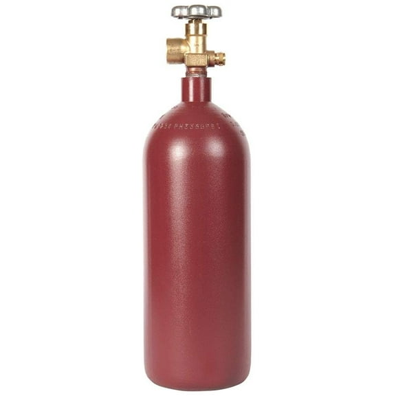 New 20 Cubic Foot Steel Nitrogen Cylinder DOT Approved CGA580