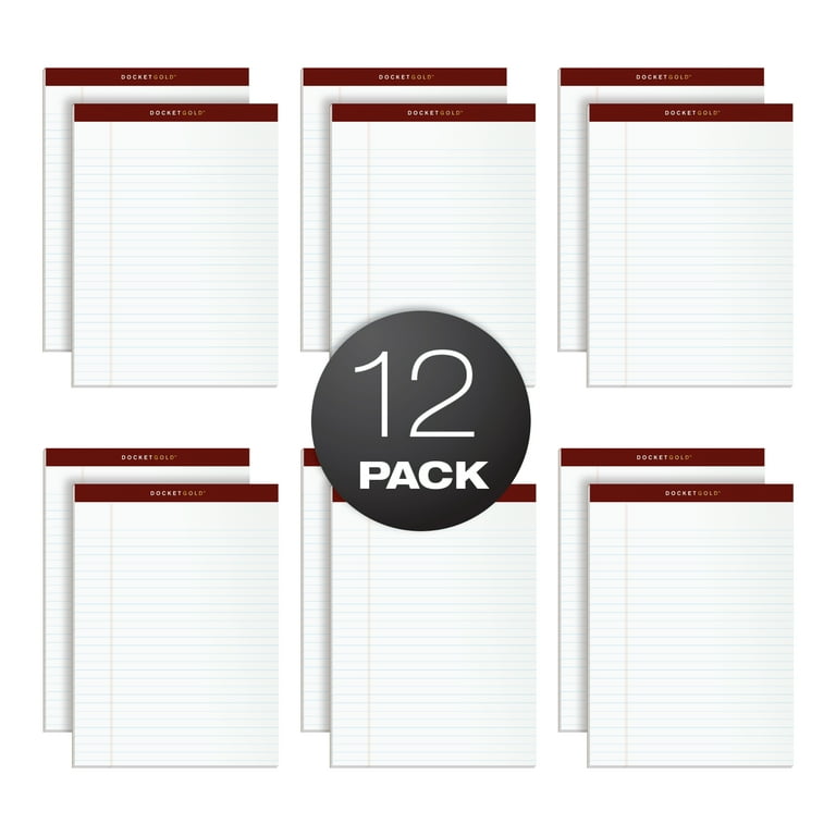 Blocco Note Tops Docket Riciclato - 12,7x20,3 Cm, Righe Strette, 50 Fogli, Colori Assortiti (6 Confezioni) - Foto 2