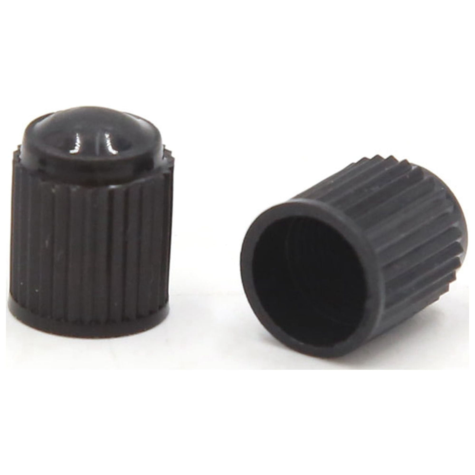 Unique Bargains 6Pcs Car Black Plastic Tire Air Valve Stem Caps Tyre Wheel Rims Dust Cover