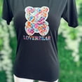 thumbnail image 3 of Playera Blusa Casual Con Impresion De Oso Multicolor Para Mujer Color Negro Talla Grande Marca Emil SaEs, 3 of 4
