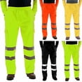 thumbnail image 2 of Hi Vis Trousers High Visibility Bottoms Workwear reflective Tape Safety Pants, 2 of 10