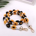 thumbnail image 2 of LCXmlly Vibrant Colored Shoulder Strap Contrast Color Woven Shoulder Strap Flower Knitted Handbag Purse Replacement Detachable Shoulder Crossbody Strap 1 Set, 2 of 8
