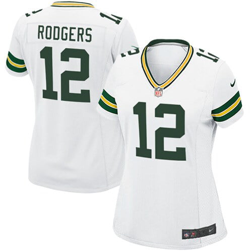 Aaron Rodgers Green Bay Packers Nike Women's Game Jersey - White