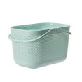 thumbnail image 2 of Gnmfd Plastic Storage Organizer Basket with Handles for Bathroom Kitchen, Shower Caddy Bin for Toiletries Cleaning Supplies, Storage Bins with Lids for Countertop Pantry and Cabinet Organization, 2 of 6