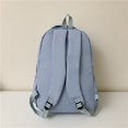 thumbnail image 4 of AMERTEER Woman Backpack Large Capacity Girls School Bags Solid Color for Vacation (Black), 4 of 10