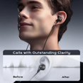thumbnail image 4 of 3.5mm Stereo Earbud With In Line Mic For Mobile Phones PC Gaming 3.5mm Game Headsets Wire Earphones White, 4 of 4