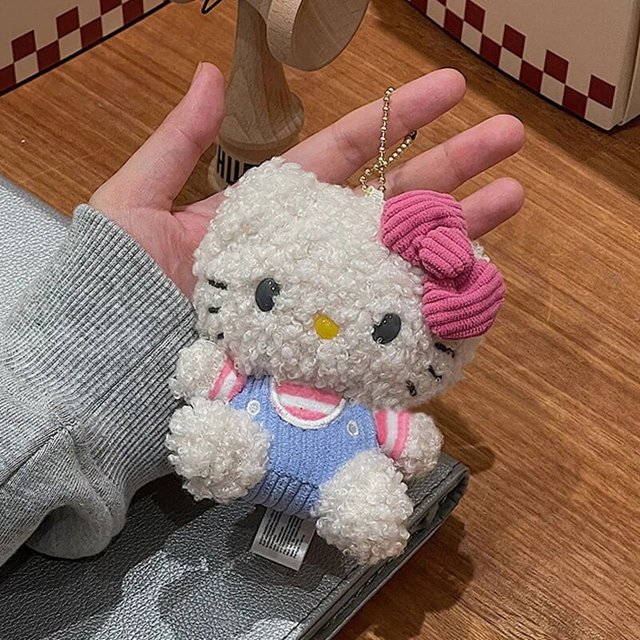 Saniro Hello Kitty peluche colgante YUBINGJIE 12 cm 4,72 pulgadas