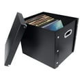 thumbnail image 2 of Snap-N-Store Vinyl Records Storage Box, Black, 75 Count, 2 of 3