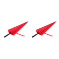 thumbnail image 1 of Transemion Women Mens Extra Large Manual Business Umbrella Windproof Golf Red 2Set, 1 of 6