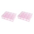 thumbnail image 1 of Youkk Building Blocks Candy Box Delightful and Colorful Party Favor for Weddings and Celebrations Clear and Pink 2Set, 1 of 6