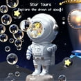 thumbnail image 2 of MesaSe Astronaut Bubble Machine Fully automatic 360° rotation Astronaut USB rechargeable bubble blower toy, 2 of 13