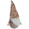 thumbnail image 4 of Northlight Sequined Hat Christmas Gnome Figure - 12" - Rose Gold and Pink, 4 of 5