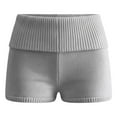 thumbnail image 5 of Micro Shorts for Women 2026 Summer Low Rise Knitted Elastic Waist Bodycon Booty Shorts, 5 of 5
