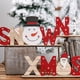 thumbnail image 3 of Adornos navideños adornos de letras de madera., 3 of 5