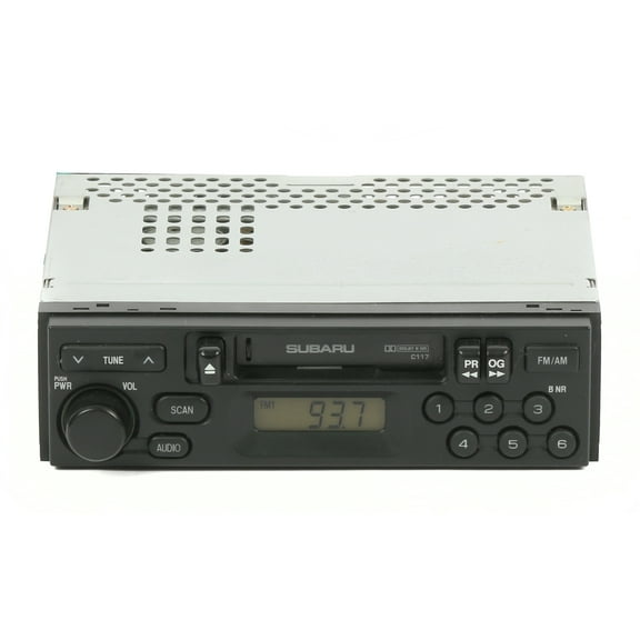 Restored Subaru 2000-2001 Legacy Radio AM FM Cassette Receiver PF-1631L C117 (Refurbished)
