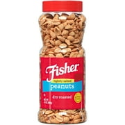 Fisher Snack Lightly Salted Dry Roasted Peanuts
