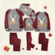 thumbnail image 1 of PatPat Family Matching Pajamas Sets Merry Christmas Letter Antler Print Plaid Splice Pajamas Sets for Family (Flame Resistant), 1 of 4