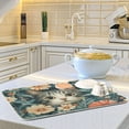 thumbnail image 6 of Yayeee Dish Drying Mat for Kitchen Counter Ultra Absorbent Easy Clean Pad 18x16", Flowers Cat, 6 of 7