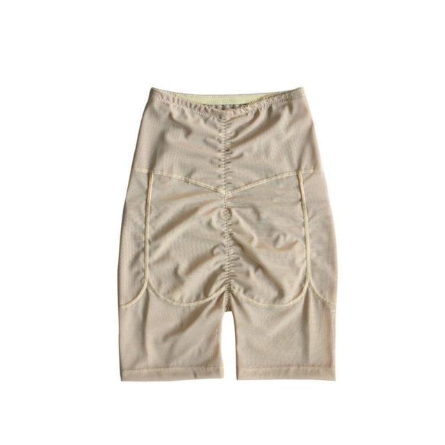 Seitruly Fajas acolchadas para realce de glúteos, bragas de buena elasticidad, potenciador de cadera, ropa interior portátil transpirable reutilizable, Moldeadores de muslos Albaricoque/XXL Seitruly CE014386-10