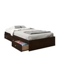 thumbnail image 3 of Nexera Pocono Twin Size Espresso Headboard and Storage Bed, 3 of 4
