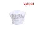 thumbnail image 4 of Injueey Sombrero de Chef alto de 2 piezas, sombreros de cocinero profesionales de varios colores, uniforme de trabajo multifuncional para panadería, Herramientas y accesorios para hornear blanco Injueey HA012082-02, 4 of 6