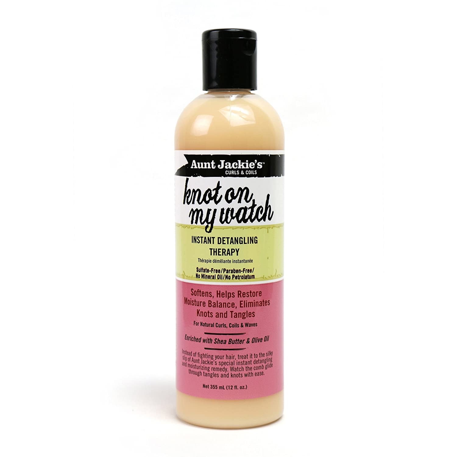 Aunt Jackies Knot On My Watch Detangling Therapy, 12 Oz., 12 Oz. Aunt Jackies Knot On My Watch Detangling Therapy, 12 Oz., 12 Oz.