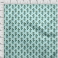 thumbnail image 3 of oneOone Polyester Lycra Fabric Leaves & Floral Block Print Sewing Fabric BTY 56 Inch Wide, 3 of 4