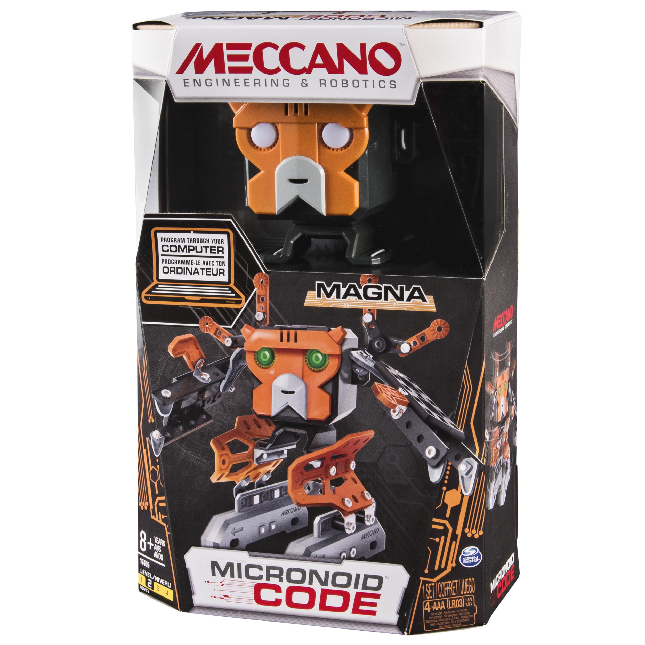 Meccano TEC Micronoid Code ACE MECCANO 1053295 Robot STEM 