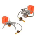 Camping Picnic Windproof Mini Stove / Portable Gas Stove Outdoor Split