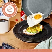 Beautiful by Drew Barrymore 12-Piece Cookware Set with EverGood Ceramic Nonstick Coating and Strainer Lids, Rose