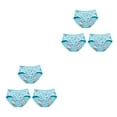 thumbnail image 3 of Minnieouse Bragas de 3 piezas de dibujos animados para niñas, ropa interior menstrual, calzoncillos, lencería, calzoncillos a prueba de fugas Type1 NO1, 3 of 6