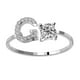 thumbnail image 5 of Minnieouse Anillo abierto con letras mayúsculas, anillos elegantes reutilizables para interiores y exteriores, fiesta en casa, joyería de oficina, regalo Letra G 2piezas Minnieouse CBP104047, 5 of 5