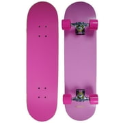 Shop4Omni Complete Full Size Maple Skateboard w Premium Wheels & Matching Grip Tape Pink
