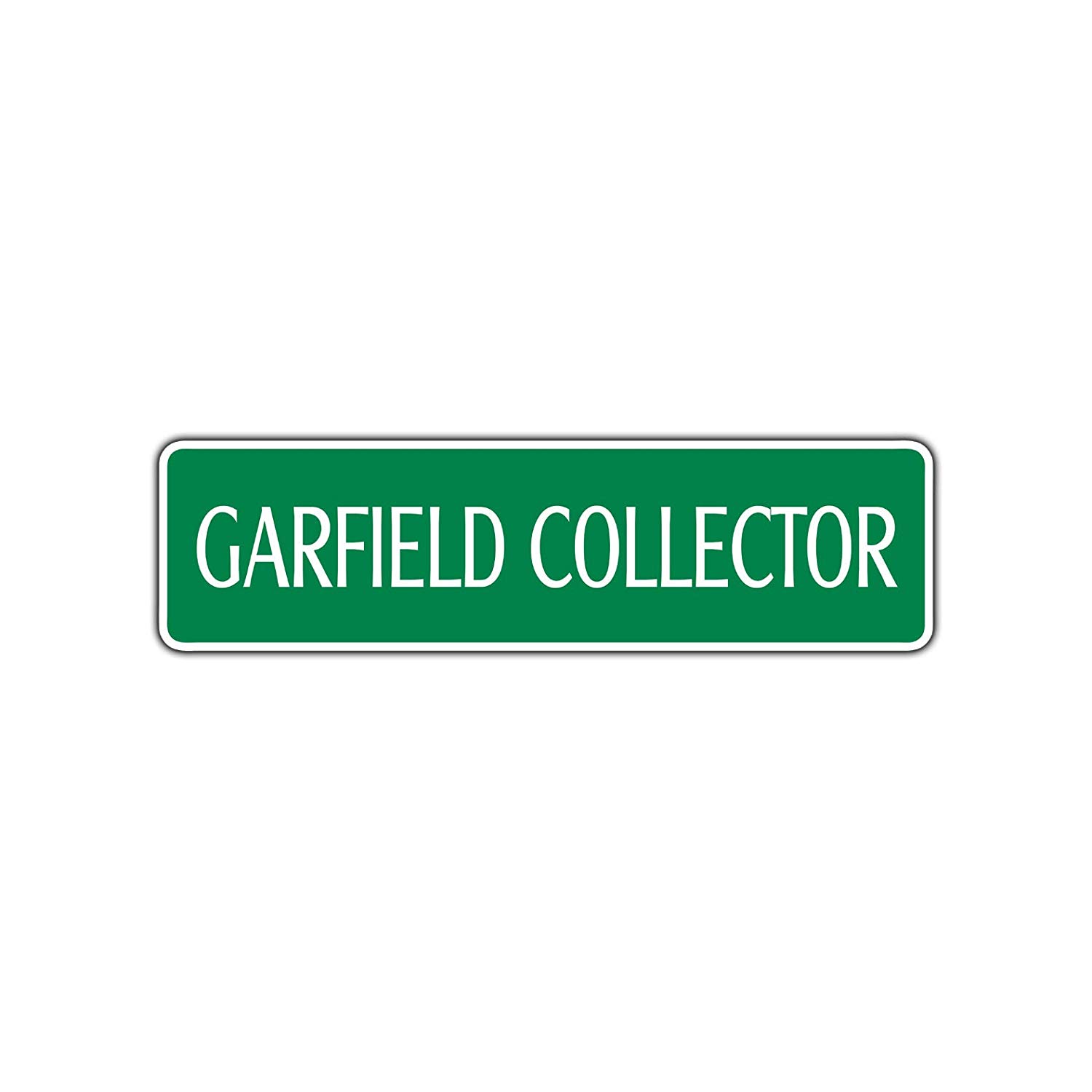 Garfield Collector Aluminum Metal Novelty Street Sign Man Cave Wall Art ...