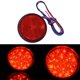 thumbnail image 4 of Luz trasera redonda para coche, reflector de advertencia lateral LED rectangular, 24 SMD, rojo, 4 of 5