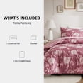 thumbnail image 2 of Mainstays Blurred Rose 2-Piece Pink Comforter Set, Twin/Twin XL, 2 of 12