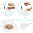 thumbnail image 5 of Mesh Food Covers Tent Umbrella 4 Pack Large 17 inch Reusable and Collapsible Screen Net Protectors for Outdoors Parties Picnics BBQs Keep Out Flies Bugs Mosquitoes, 5 of 9