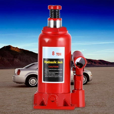 Portable Car Lifts For Sale Car Lift,Ymiko 8T Portable Hydraulic Bottle Jack Automotive Life for Car Truck Caravan Tractors ()