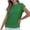 Green, variant on Uner 10$!Summer Plus Size Tops for Womens 2025 Fashion Casual Solid Color Back With Patch Long Sleeved Round Neck Pullover Top